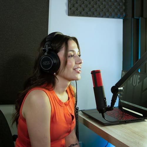 MXL TEMPO-KR Mac and PC Compatible USB 2.0 Powered Condenser Microphone - Black/Red - color: Black and red, style: MXL TEMPO KR