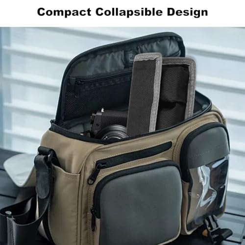 Camera Battery Case Pouch Holder Storage Organizer Bag for AA/AAA Batteries Lithium Ion Cells and 4 Keeper Slots Fits LP-E6 EN-EL15 NP-FW50 NP-F550 and More Compact Travel Cases (Gray)