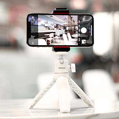 ULANZI Extension Pole Tripod, Mini Selfie Stick Tripod Stand Handle Grip for iPhone 13 Pro Max Smartphone OSMO Pocket 4 3 Canon G7X Mark III Sony RX100 DJI Osmo Nano Cameras Vlogging - color: White