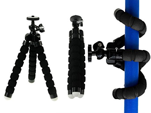 Acuvar 6.5” Flexible Tripod for Phone & Small Cameras – Bendable Mini Tripod for iPhone, Android, Vlogging & Travel - style: Tripod Only