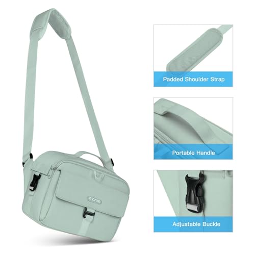 MOSISO Camera Shoulder Bag Case Crossbody Sling Purse, DSLR/SLR/Mirrorless Compact Padded Photography Handbag with Rain Cover Compatible with Canon/Nikon/Sony Cameras and Lenses, Antique Green - color: Antique Green