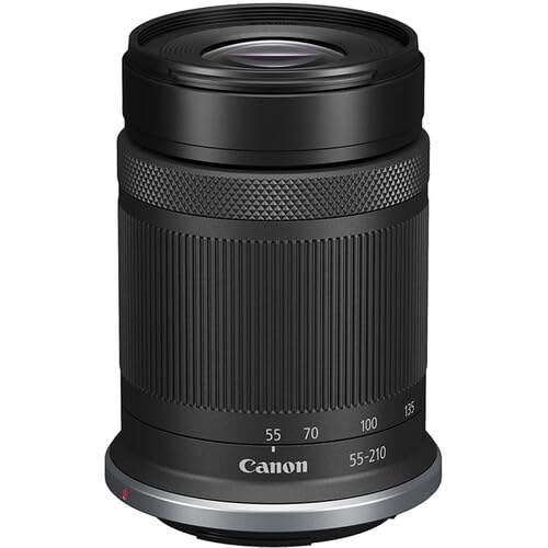 Canon EOS R8 Mirrorless Camera with 24-50mm & 55-210mm Lens Bundle with Commander Gear Bag + Microphone + 2X 64GB Extreme Memory Cards + Accessory Kit