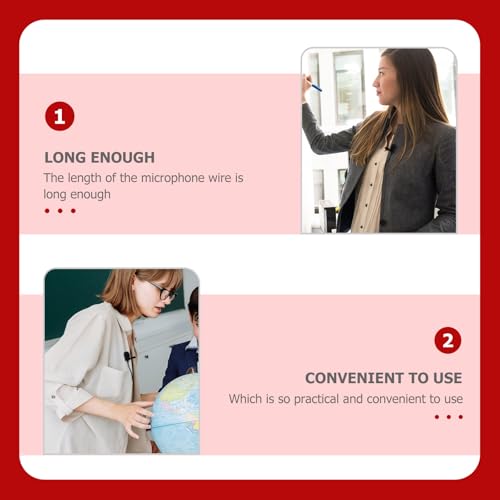 2pcs Clip-On Lapel Microphones with Noise-Cancelling Denoise Amplifier, Black Mini Hand-Free Mics for Live Streaming, Phone, Computer Recording and Interview Supplies