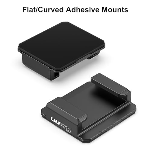 VRIG 2 Packs Plastic Cold Shoe Mount Adapter with Adhesive Stickers, Cold Shoe Bracket Adapter for Camera Cage Flash LED Monitor Cold Shoe Adapter