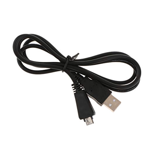 Replacement VMC-MD3 USB Data Sync Transfer Cable USB 2.0 Charging Cord Lead Compatible with Sony Cyber-Shot/Cybershot Digital Camera DSC-W350D W360 W380 W390 W570 TX100 TX66 and More (3.3ft/Black)