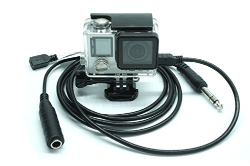 Aircraft Audio/Power Cable for GoPro Hero
