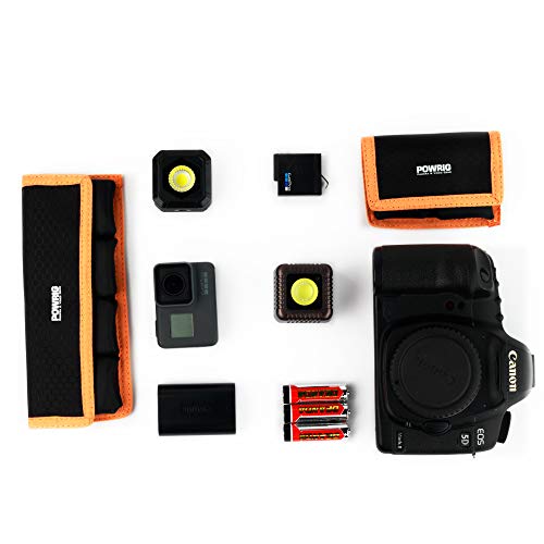 DSLR Battery Pack Case Battery Holder for LP-E6, NP-FW50, NP-FZ100, DMW-BLJ31GK, EN-EL15, DMW-BLF19, NP-W126, DMW-BLC12 - Hold 4pcs Batteries