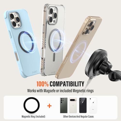 APPS2Car Qi2 15W Wireless Charger Stand for MagSafe, Height Adjustable Foldable iPhone Stand with Metal Base for iPhone 17/16/15/14/13/12 Series, No Adapter - color: Black - Wireless Charging Stand