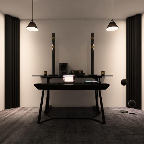 Focusound 4 Pack Bass Traps Corner Acoustic Foam Corner 16.5" X 6.3" X 12" Acoustic Foam Panels Soundproof Padding Wall Panel Corner Block for Home Studio and Theater - size: 4 Pack-Bass Traps
