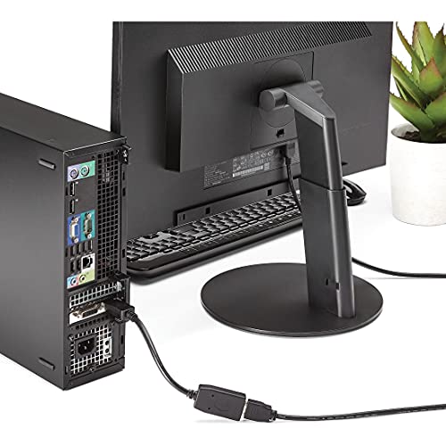 StarTech.com DisplayPort to HDMI Adapter, DP2HDMI, 1080p, VESA Certified, Latching DP Connector, Passive, Electromagnetic Interference Shielding - size: 5 inches