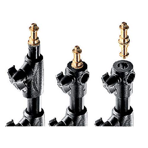 Manfrotto 1004BAC 144-Inch Air Cushioned Aluminum Master Light Stand with 4 Sections and 3 Risers, 3-Pack (Black)