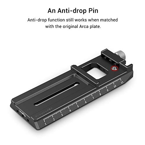 SMALLRIG 5.5'' Camera Quick Release Plate Adapter for Arca-Swiss for DJI RS 5 / RS 4 / RS 4 Pro / RS 2 / RSC 2 / RS 3 / RS 3 Pro & for Ronin-S Gimbal