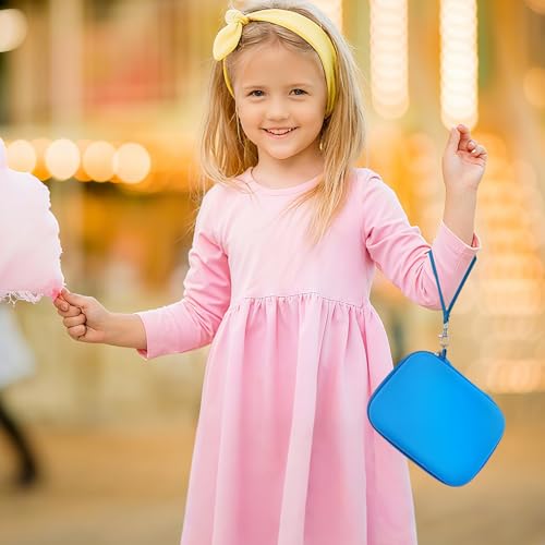 Makolle Kids Camera Case Compatible with Goopow/ESOXOFFORE Seckton/Dylanto/CIMELR Children Digital Video Camera Toys Holder for SD Card、Prints Paper、USB cable, card reader More- Blue (Box Only) - color: Blue