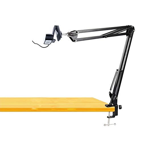 Webcam Stand Kit, 2in1 Wall Mount and Clamp Arm Holder for Logitech C920 C920s C922x C930e C925e Brio