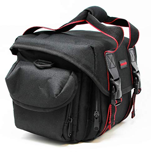 Commander Optics Medium/Large Camera Carrying Case for Nikon, Sony, Pentax, Olympus Panasonic, Samsung, and Canon Rebel DSLR 11 x 7 x 7 Inches Black Bag