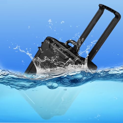 20" L x 13" W x 8" H Large Hard Case with Foam, Portable Rolling Hard Case with Wheels, Waterproof Shockproof Dustproof, Suitable for Cameras, Lenses, Camcorder, Instrument, Telescopes - size: 20 Inch