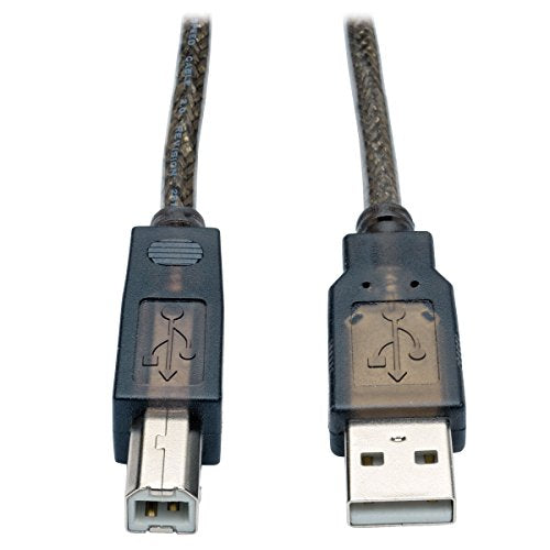 TRIPP LITE USB-A to USB-B 2.0 Hi-Speed Active Repeater Cable, Male-to-Male, 50 Feet / 15.24 Meters, 3-Year Warranty (U042-050) - size: 50 ft.