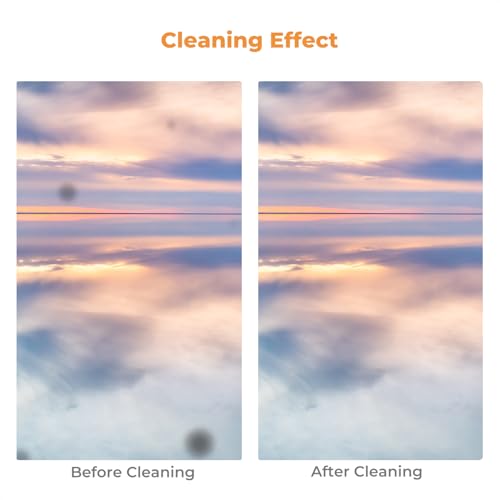 K&F Concept Full Frame Sensor Cleaning Kit, Mirrorless Camera Cleaner Kit - 20ml Sensor Cleaner, 10 X 24mm Double-Tipped Full Frame Sensor Cleaning Swabs & Gloves - size: 24mm