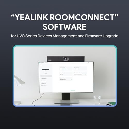 Yealink 4K USB Video Conference Camera - 120° Wide Angle, Microphone, Speaker, Auto Framing, for PC Meetings, Microsoft Teams & Zoom - style: NO.1 UVC34 (without system)