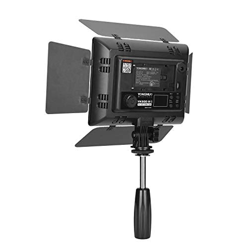 YONGNUO YN300 III YN-300 III LED Video Light, 3200K-5600K Bi Color Panel, Adjustable Color Temperature with 2.4G Remote Control