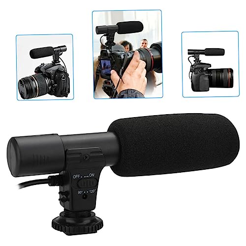 1pc Interview Microphone for Camera Camcorder and Phone Lightweight Design Compatible Devices for Vloggers and Video Producers