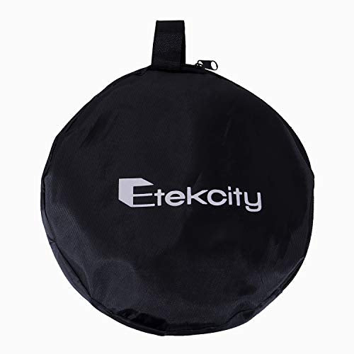 Etekcity 24" (60cm) 5-in-1 Photography Reflector, Multi-Disc Light Reflectors for Photography, Collapsible with Bag - Translucent, Silver, Gold, White and Black - size: 24 Inch