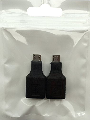 Posdou USB 2.0 Micro USB Male to USB Female OTG Adapter (2 Pack)