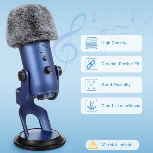 ZealSound USB Microphone k66pro and Furry Windscreen d65k Bundle