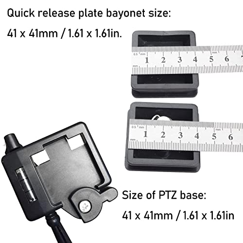 41x41mm Tripod Quick Release Plate Camera Mounting Parts Replacement