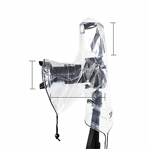 2 Pack Camera Rain Cover with Flash Clear Dust Proof Sleeve Protection for Canon EOS 4000D 1200D 90D 80D 77D 70D 5D 6D 7D Mark II R10 R7 R5 R6 Rp R Rebel T8i T7i T7 T6i SL3 SX70 SX60 HS - color: for Camera w Flash
