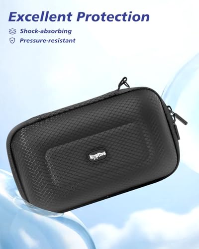 Krypthos Digital Camera Case for Kodak Pixpro FZ55 with SD Storage (Black) | Compatible with Kodak Pixpro FZ45, Canon G7X Mark III,CAMKORY DC403, Travel Small Cameras, Protective, Durable, Easy to Carry - color: Black