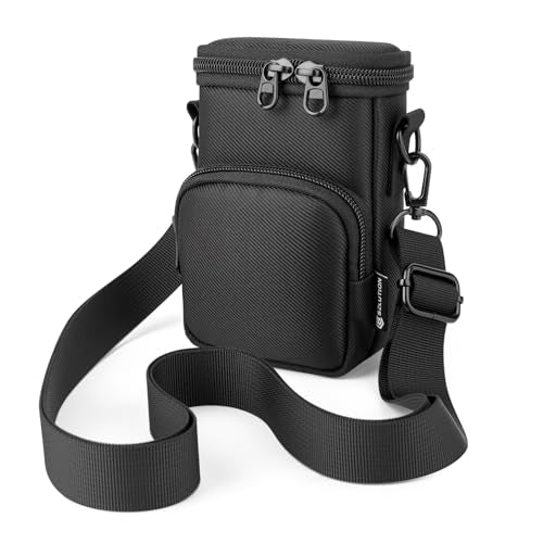 Camera Case for Camp Snap Pro, Lightweight Small Sling Bag | 5.31" x 3.35" x 1.20" Travel Bag with Adjustable Shoulder Strap, for KODAK Printomatic Instant Print Camera, Black