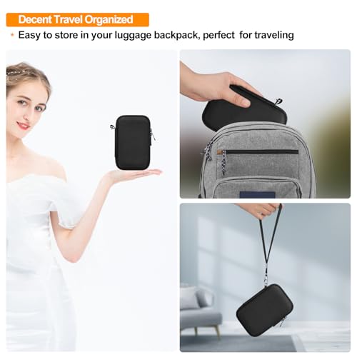 Case for Sony ZV-1F/ ZV-1/ ZV-1 II/Sony RX100 VII/ RX100 III Digital Camera | Sony ZV-1F/ ZV-1/ ZV-1 II/ RX100 VII Digital Camera Carrying Case, Hard Travel Protective Bag, Pocket fits Accessories, Black - color: Black