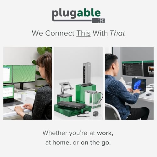 Plugable Active DisplayPort to HDMI Adapter, Uni-Directional, Driverless, Adapts Any Full-Sized DP Port to Enable Connecting a HDMI Cable and Display up to 4K 3840x2160 @60Hz