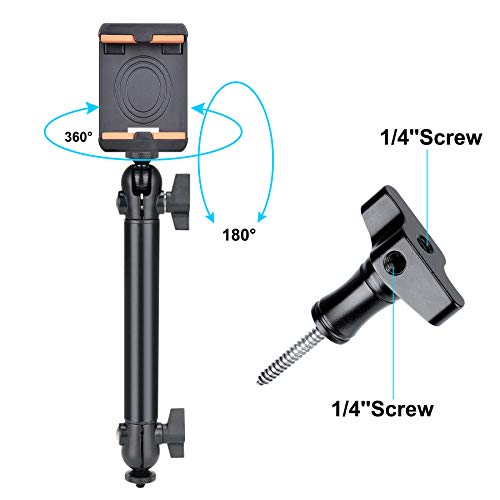 2-Ball-Head Adjustable Outdoor Phone Trail Action Camera Hunting Video Recording Vlogging Time Lapse Mount Serurety Camera Mounting Gear for iPhone Samsung GoPro Insta360 Akaso Blink Arlo