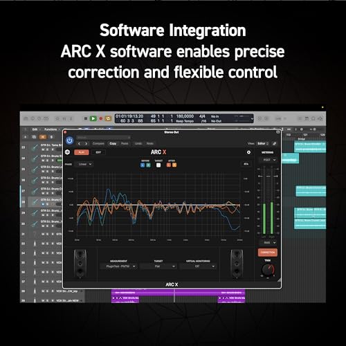 IK Multimedia ARC X Room Correction, Monitor Calibration & Speaker Emulation – Studio Acoustic Measurement Mic, Virtual Monitoring & Low-Latency Plug-in Included - size: ARC X w Mic