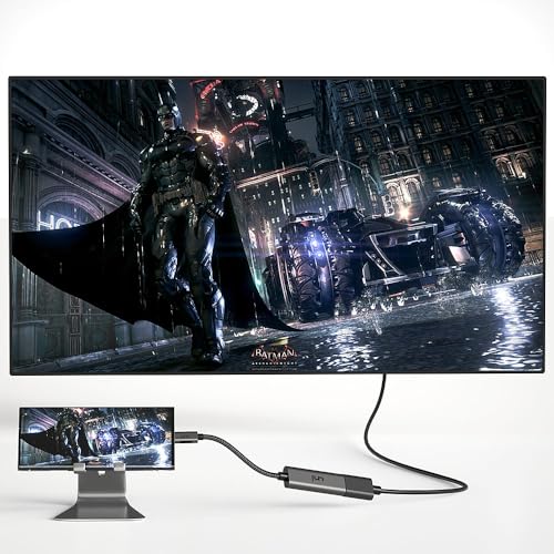 uni USB-C to HDMI Adapter 4K@60Hz, Thunderbolt 3/4 to HDMI Adapter, Type C HDMI Converter, Compatible with MacBook Pro/Air 2022, iPad Pro/Air, Surface Laptop, Dell XPS, Chromebook, Galaxy & More