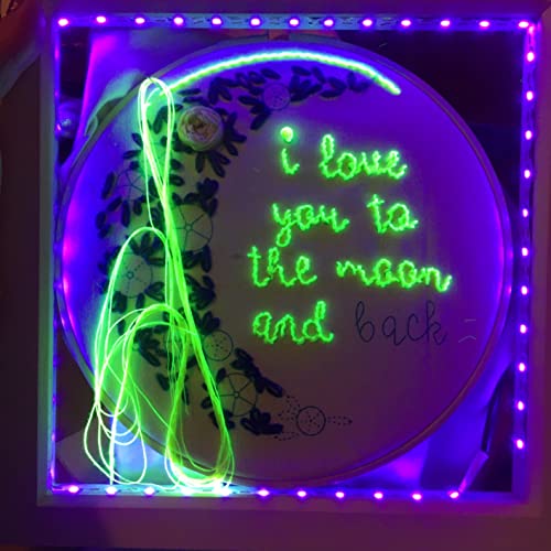 5V USB Purple 395-400nm LED Strip USB Powered 13.12ft/4M 240LEDs Flexible SMD2835 Black Light No-Waterproof IP20 LED Tape Lights (2pcs x 6.6ft) - color: Purple