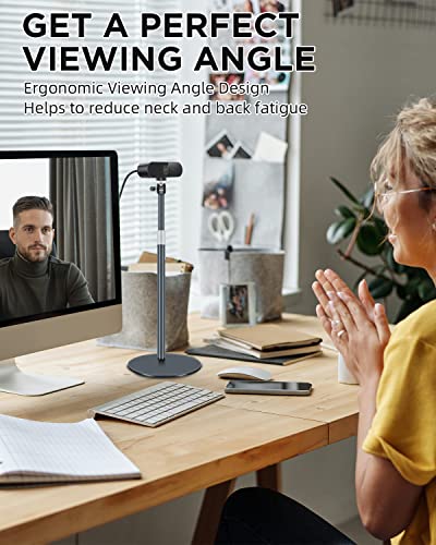 Webcam Stand, Light Stand Tripod with 360° Rotatable Ballhead for DSLR Camera, Ring Light, Webcam, Desktop Tripod for Video Recording, Shooting, Game Streaming, YouTube - size: 11.8‘’-23.6‘’ Q