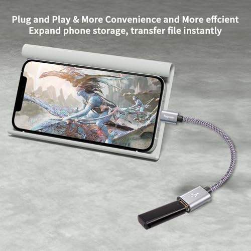 USB to Micro USB Adapter 2 Pack, Unidirectional Micro USB Male to USB Female 2.0 OTG On-The-Go Cable Converter, Nylon Braided, Aluminum Shells for S7 LG, Flash Drive, Mouse, Keyboard, Game Controller - color: 2 Pack, size: Micro USB Male to USB A Female