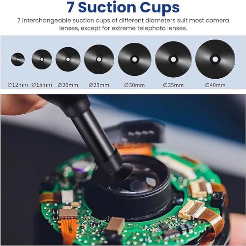 Camera Lens Repair Tool Kit Lens Sucker Kit Silicone Opener Lens Suction Cup Pen