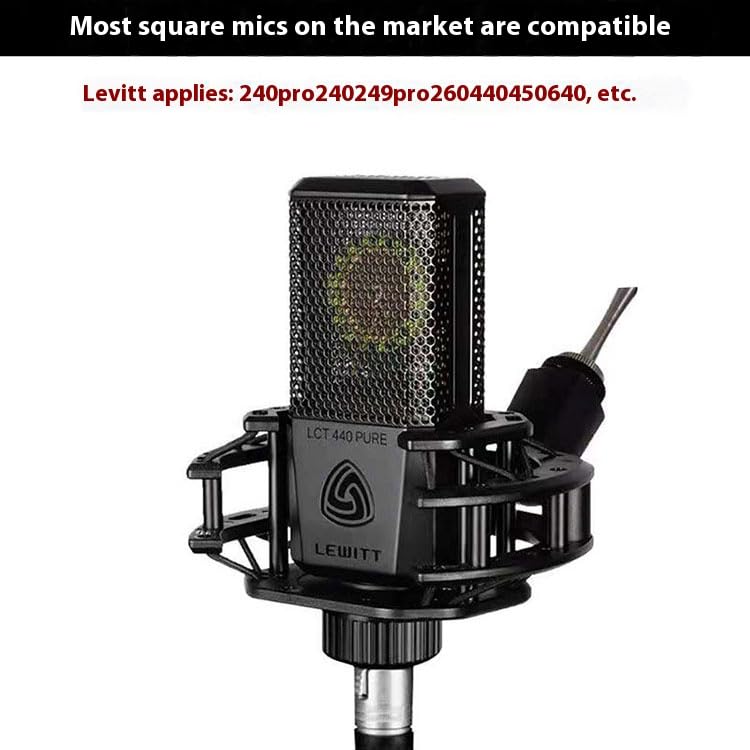 Microphone Shockmount for AKG C414 C214 LEWITT LCT440 LCT240 LTC249