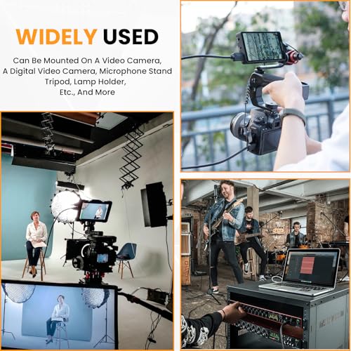 3/8" Male to 3/8" Male Threaded Tripod Screw Adapter, 2 Pcs Standard Mounting Thread Converter, Double Head Stud for Camera Mount (Black) - size: 3/8" Male to 3/8" Male