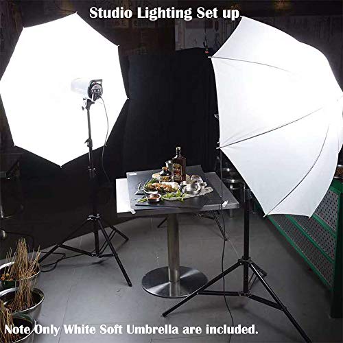 Photography Umbrella Lighting 4 Pack Kit, 33"/84cm Soft White Translucent and Reflective Umbrella for Photo and Video Studio Shooting