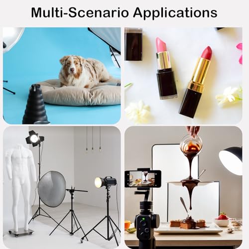 7" Standard Reflector Diffuser Lamp Shade Dish with 20° /40°/ 60° Honeycomb Grid White Soft Cloth for Bowens Mount Studio Strobe Flash Light Speedlite