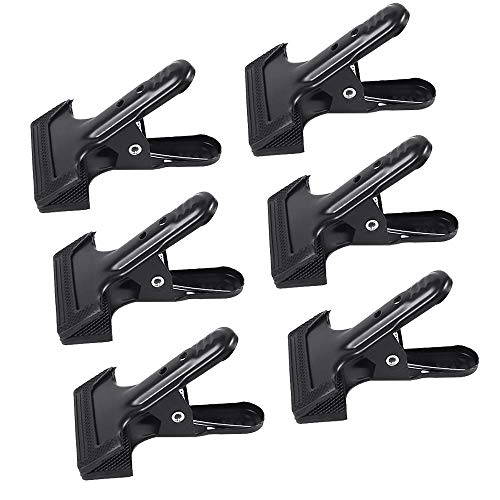 Backdrop Spring Clamps - 6 Pack of 4" Heavy Duty Clips | Heavy Duty Clips, Photography Background Stands, Woodworking, Home Improvement Projects - size: 6 Packs