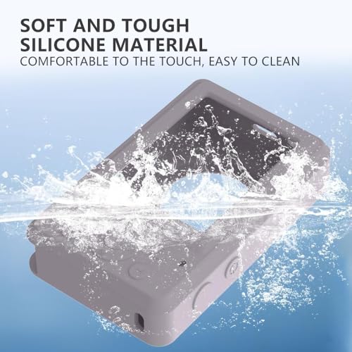 Case for Kodak PIXPRO FZ55,FZ55 accessories,Soft Silicone Protective Case,Comes with 2 Screen Protectors and 1 Wrist Strap - Rose grey - color: Rose grey