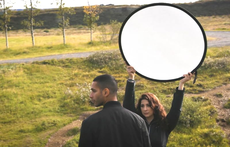 Rogue 32" Silver Reflector + Rogue 32" Diffuser | a softer more diffuse light than shiny silver reflectors - size: 32" Reflector + 32" Diffuser