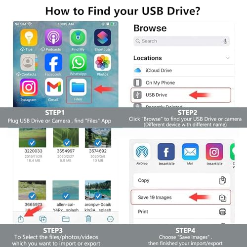 Lightning to USB Camera Adapter with Charging Port for iPhone Portable USB 3.0 Female OTG Cable for iPad to Connect Card Reader USB Flash Drive U Disk Microphone Keyboard Mouse Hubs Midi - size: (USB + Charging Port) to Lightning