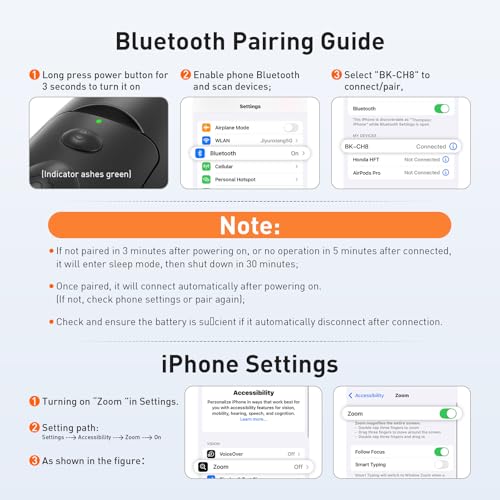 AMAZEAR Shutter Grip for iPhone 17 Pro Max/Android Mobile Phones, DSLR Camera Style Cellphone Photography Handle with Bluetooth Remote for Samsung Galaxy S26 Ultra, for Google Pixel, Compatible iOS26